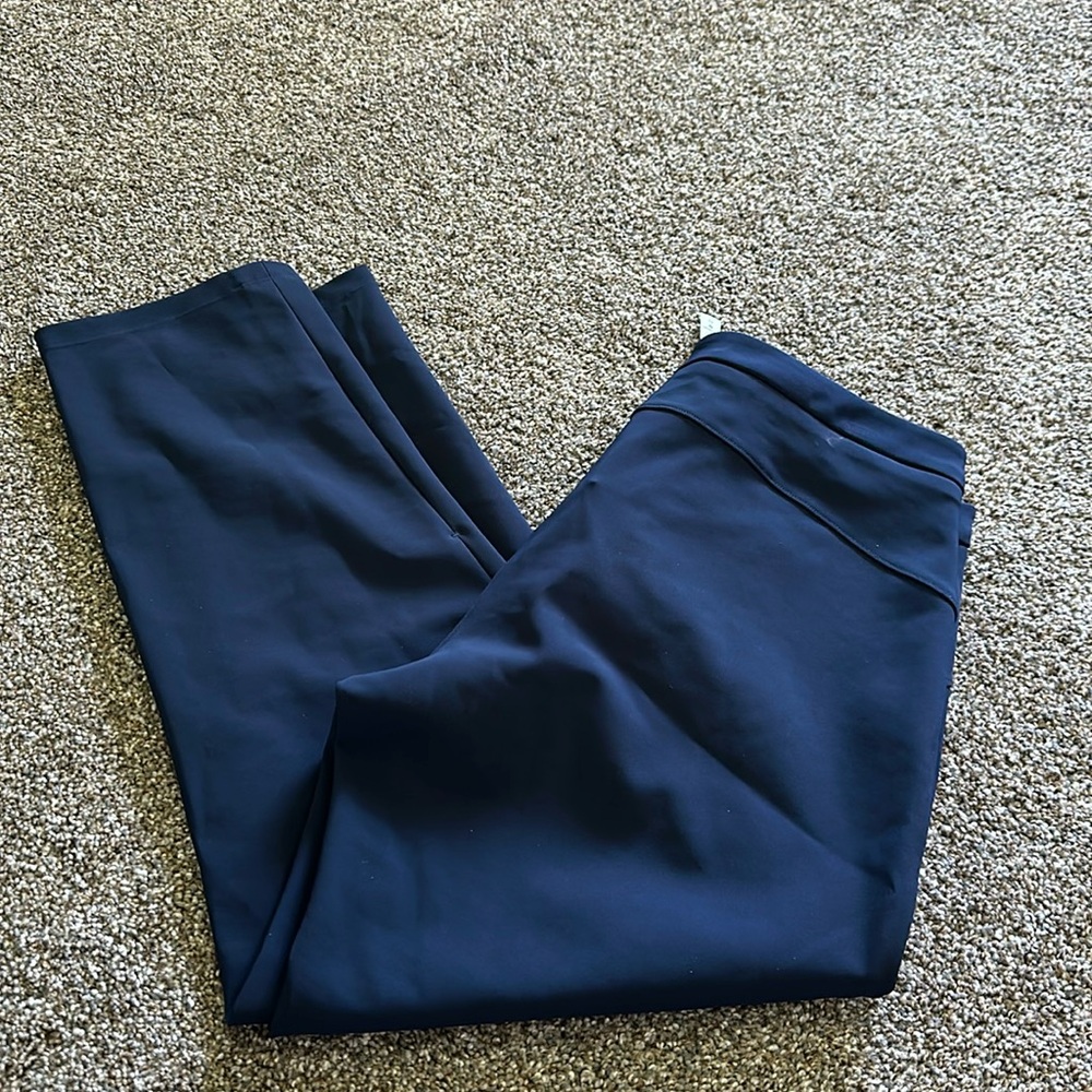 Lululemon Navy Blue Straight Leg Professional Pant